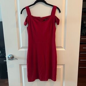 Bobi Black Ruby Cold Shoulder Dress Size S